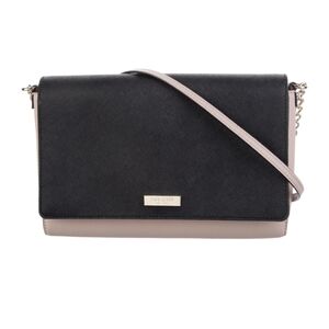 Kate Spade New York Alek Crossbody Bag Dusty Pink Black Gold Accents Logo